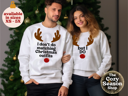 Couples Matching Outfits - Pullover Sweatshirt