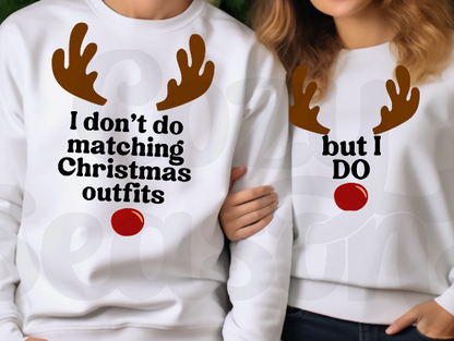 Couples Matching Outfits - Pullover Sweatshirt