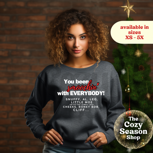 SMOOCHIN’ WITH EVERYBODY - Crewneck Sweatshirt