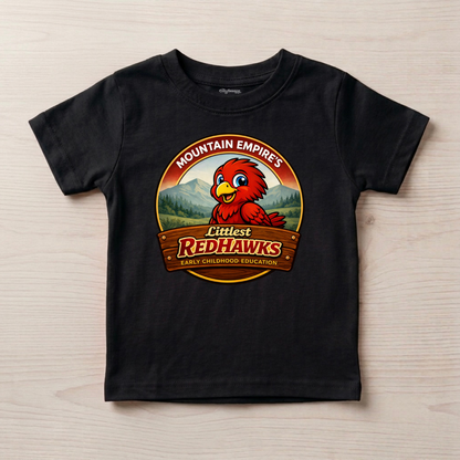 LITTLEST REDHAWKS Toddler Tee
 - BLACK