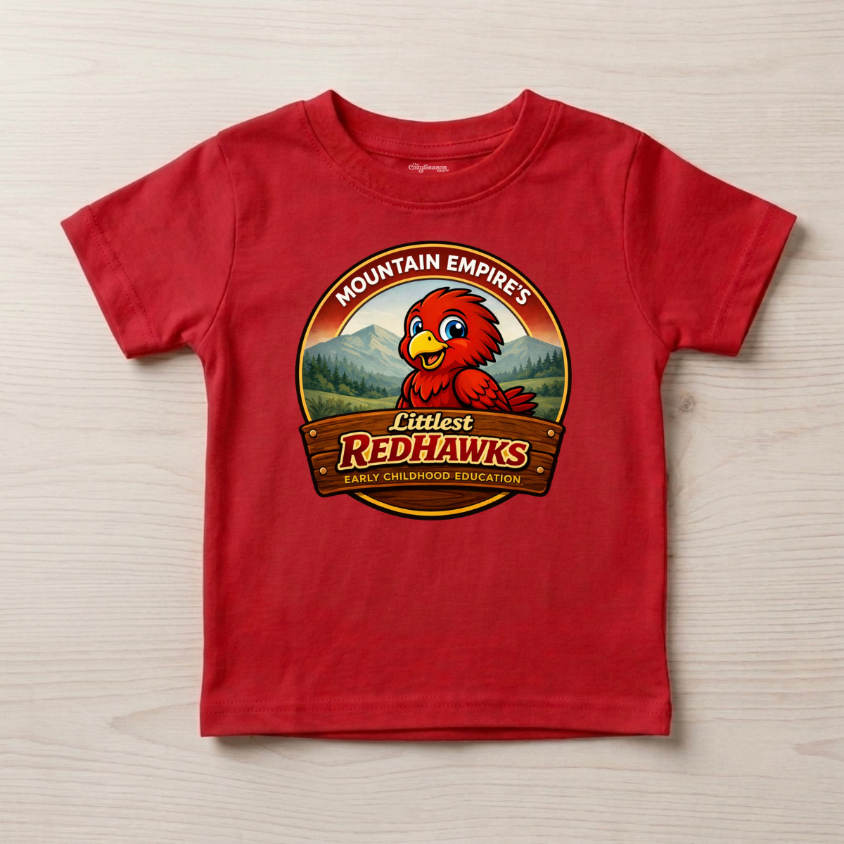 LITTLEST REDHAWKS Toddler Tee - RED