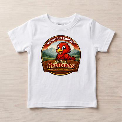 PINE VALLEY PRESCHOOL LOGO Toddler T-Shirt - WHITE