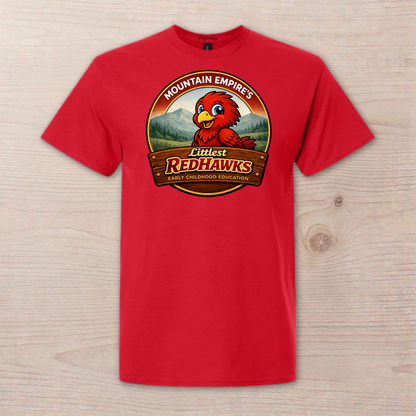 LITTLEST REDHAWKS - ADULT Unisex Tee - Red