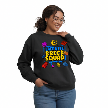 Late Nite Brick Squad - Crewneck Sweatshirt