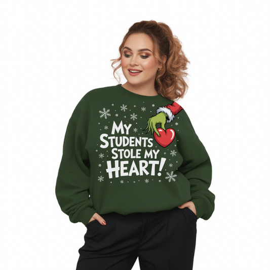 STUDENTS STOLE MY HEART - Sweatshirt