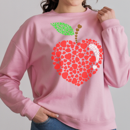 Apple Heart - Unisex Sweatshirt