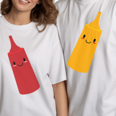 KETCHUP & MUSTARD - MATCHING Unisex T-Shirt