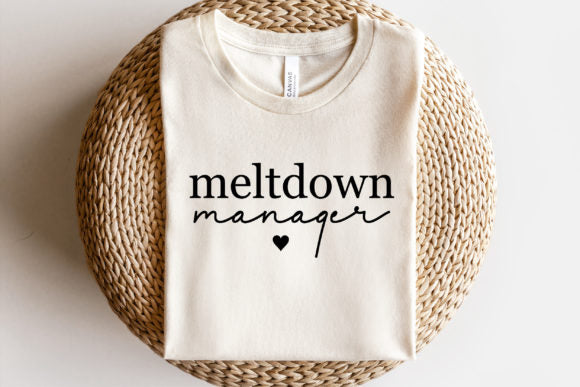 MELTDOWN MANAGER (White) - Unisex T-Shirt