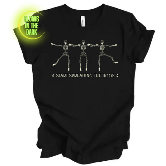 SKELETONS DANCING (Start Spreading the Boos) - Unisex T-Shirt