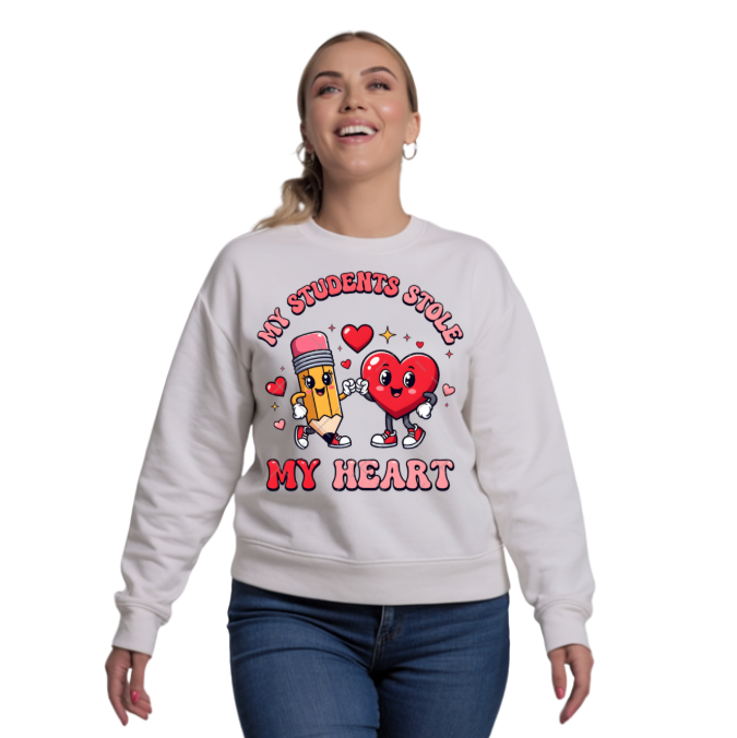 MY STUDENTS STOLE MY HEART - Unisex Sweatshirt