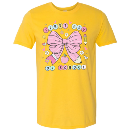 FIRST DAY OF SCHOOL bracelet - Unisex Tee