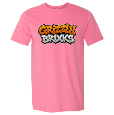 GRIZZLY BRIXKS Graffiti Logo - UNISEX TEE