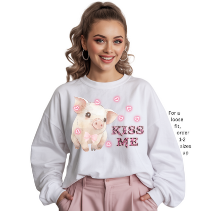 KISS ME PIGGY - Unisex Sweatshirt