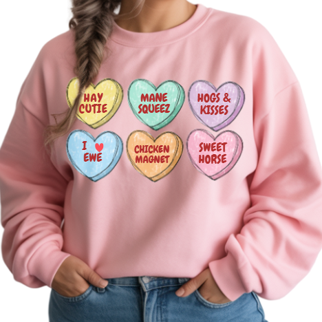 MY FARMY VALENTINE- Unisex Sweatshirt