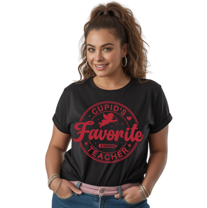 CUPID'S FAVORITE TEACHER - Unisex T-Shirt