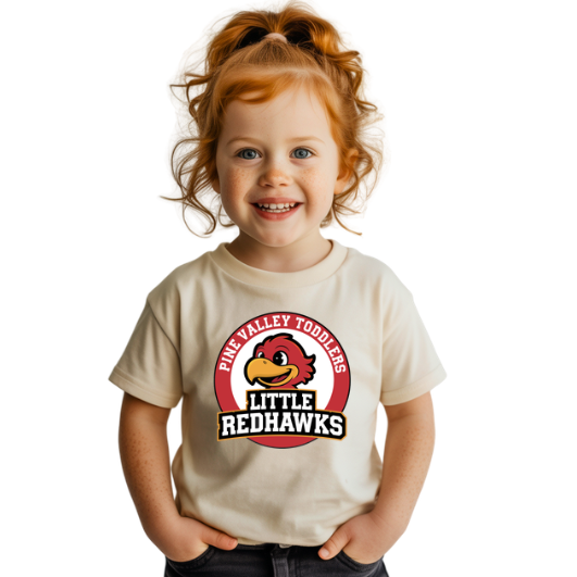 PINE VALLEY TODDLERS LOGO - Toddler T-Shirt - CREAM