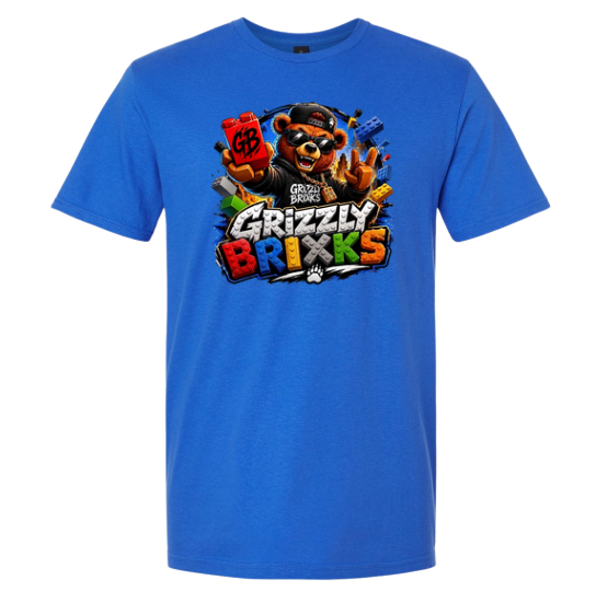 GRIZZLY BRIXKS Explosion Logo - UNISEX TEE