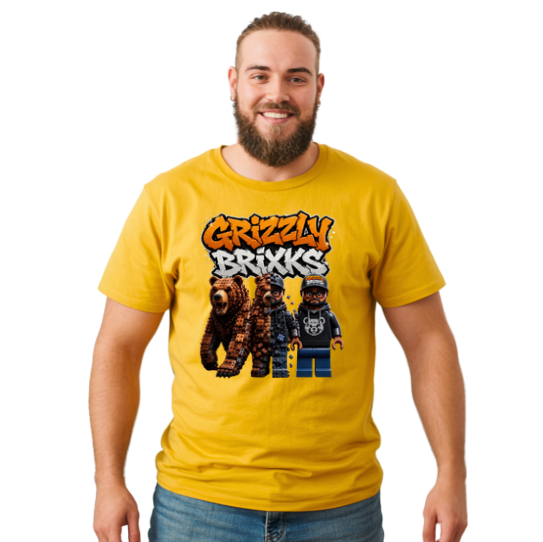 GRIZZLY BRIXKS Transformation - UNISEX TEE