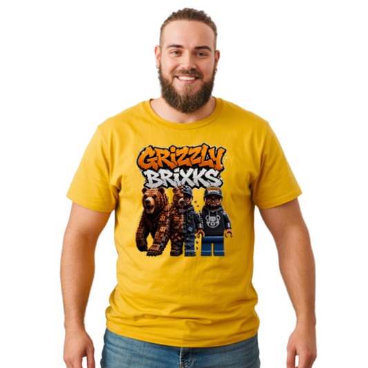 GRIZZLY BRIXKS Transformation - UNISEX TEE