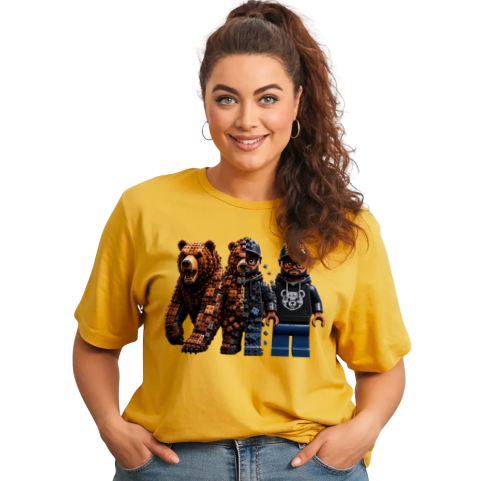 GRIZZLY MINIFIG Transformation - UNISEX TEE