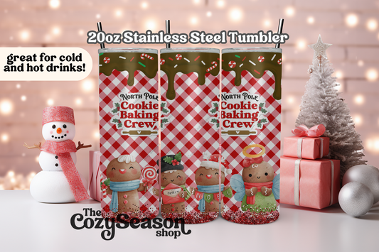 COOKIE BAKING CREW - Stainless Steel Tumbler, 20 oz.