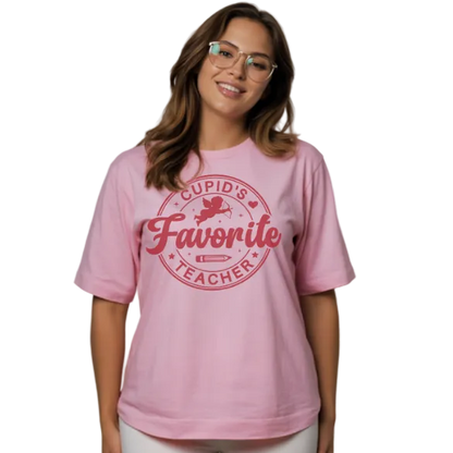 CUPID'S FAVORITE TEACHER - Unisex T-Shirt