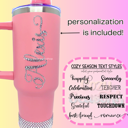 Personalized Butterfly 40oz Tumbler