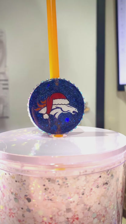 Football Bear - Straw Charm