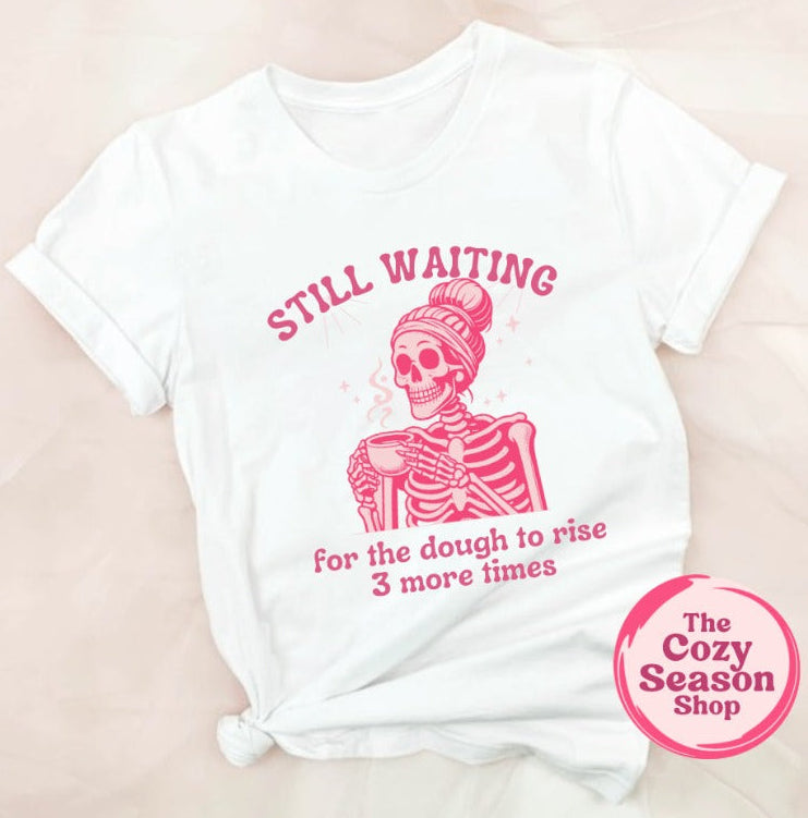 funny baking shirt bakers skeleton sarcastic