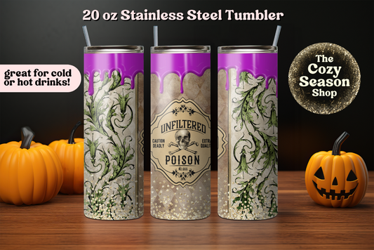 halloween cup unfiltered poison with purple drip